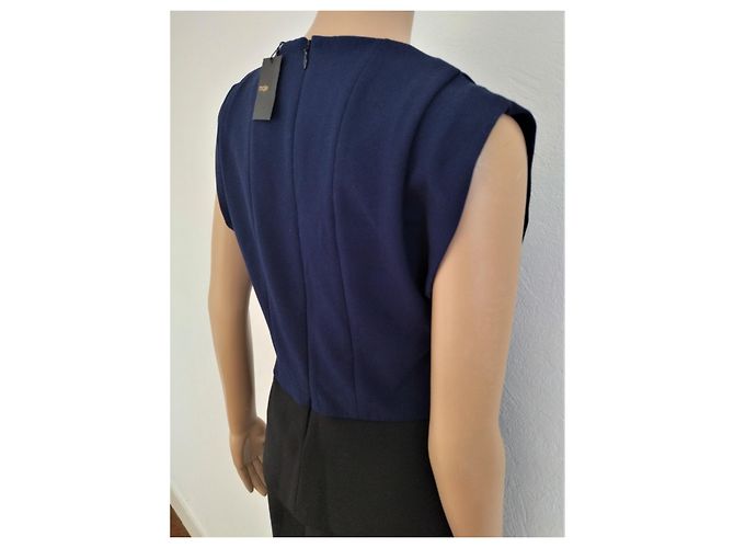 Abito Maje H12SOPRACCIGLIO185 Blu Navy e Nero - vista 4