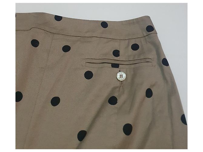 Saia midi Max Mara de algodão e elastano Multicor - vista 4