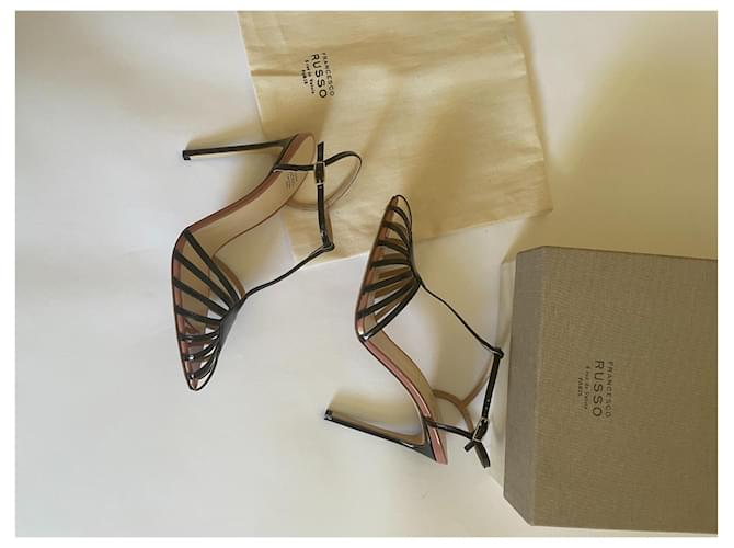 Francesco Russo Tacchi Nero Beige - vista 14
