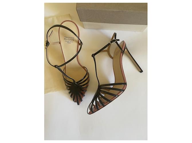 Francesco Russo Tacchi Nero Beige - vista 9