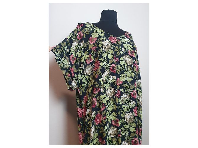 Ganni Blumenkleid aus Viskose Mehrfarben - Ansicht 2