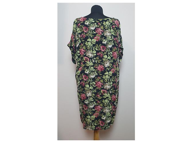 Ganni Blumenkleid aus Viskose Mehrfarben - Ansicht 4