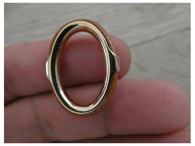 Hermès nuovo anello sciarpa modello kyoto Gold hardware - vista 3