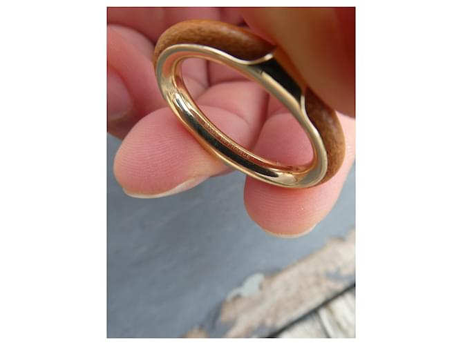Hermès nuovo anello sciarpa modello kyoto Gold hardware - vista 4