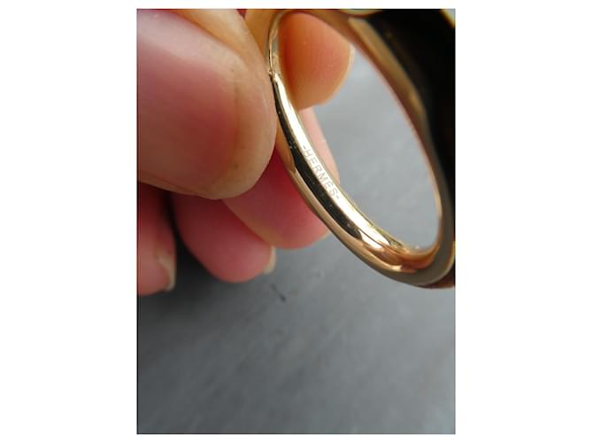 Hermès nuovo anello sciarpa modello kyoto Gold hardware - vista 6