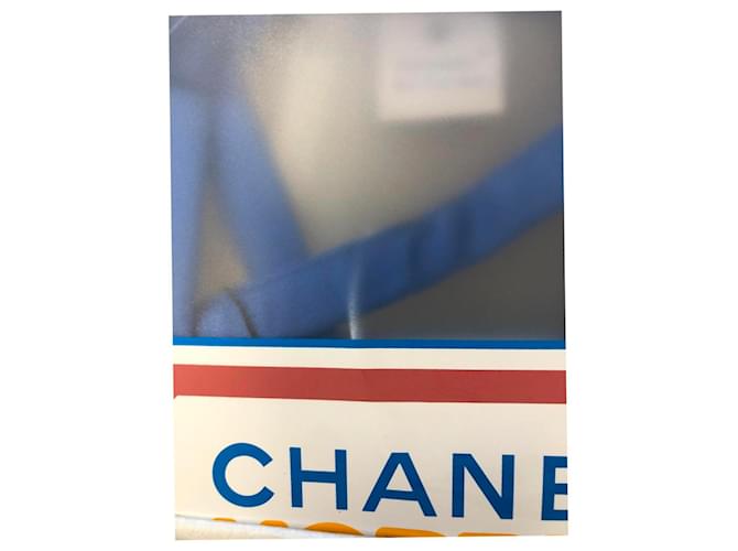 Chanel centro commerciale cabas Blu - vista 5