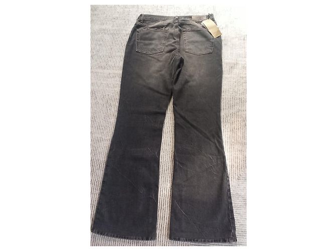 Just Cavalli Bootcut Jeans Grau Baumwolle - Ansicht 2