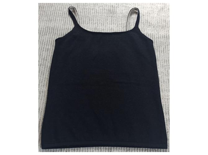 Top Eric Bompard de cachemira negra M Negro - vista 2