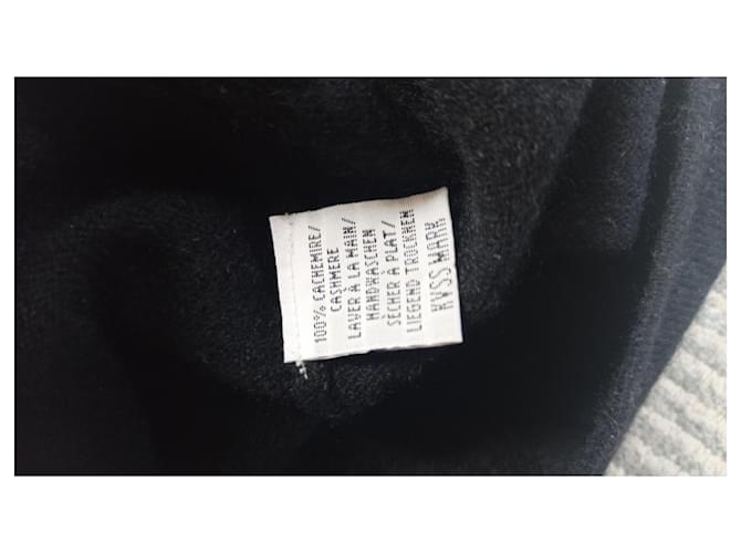 Top Eric Bompard de cachemira negra M Negro - vista 3