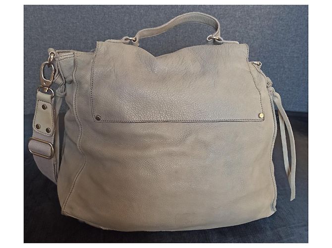 Vanessa Bruno Athe Ledertasche beige - Ansicht 2