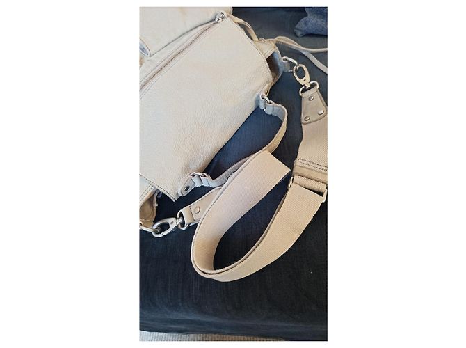 Vanessa Bruno Athe Ledertasche beige - Ansicht 4