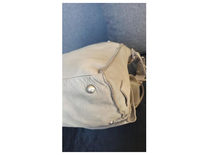 Vanessa Bruno Athe Ledertasche beige - Ansicht 6