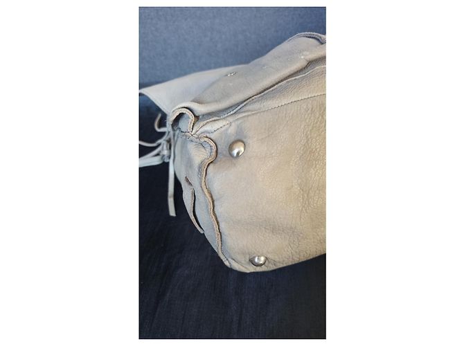 Vanessa Bruno Athe Ledertasche beige - Ansicht 7