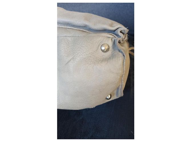 Vanessa Bruno Athe Ledertasche beige - Ansicht 8