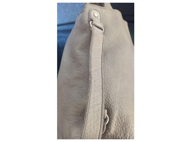 Vanessa Bruno Athe Ledertasche beige - Ansicht 9