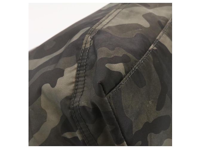 PRADA Borsa a tracolla Camouflage Nylon Grigio Auth ar4613 - vista 11