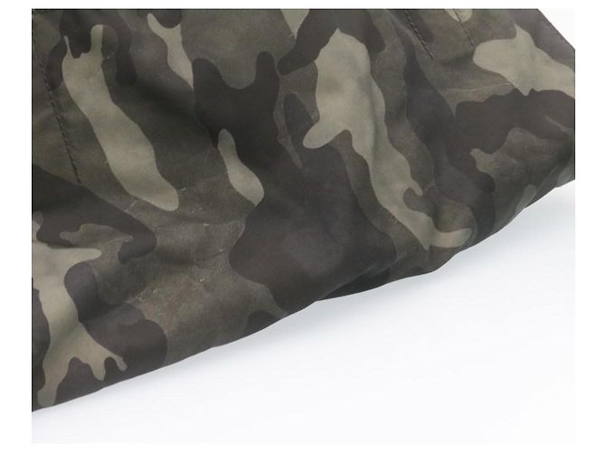 PRADA Borsa a tracolla Camouflage Nylon Grigio Auth ar4613 - vista 6