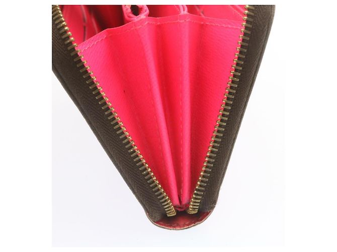 Zippy LOUIS VUITTON Portafoglio con zip e monogramma Graffiti Rosa M93710 LV Auth ar4814 - vista 11