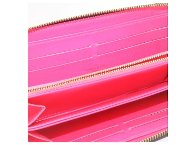 Zippy LOUIS VUITTON Portafoglio con zip e monogramma Graffiti Rosa M93710 LV Auth ar4814 - vista 14