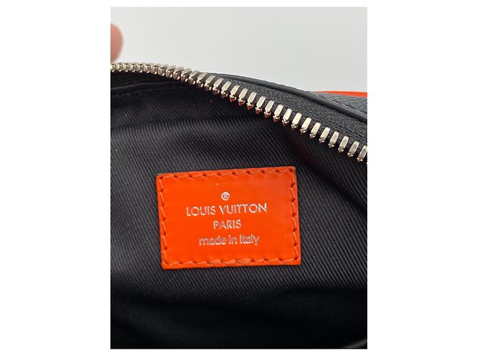 Tracolla LOUIS VUITTON Danube slim uomo Epi blu - vista 13