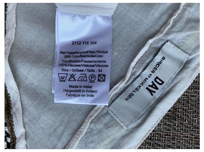 Camicetta bianca in cotone Day Birger & Mikkelsen Bianco - vista 2