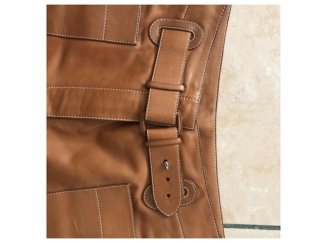 Hermès Pantalones, polainas Castaño - vista 4