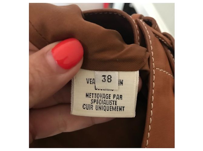 Hermès Pantalones, polainas Castaño - vista 7