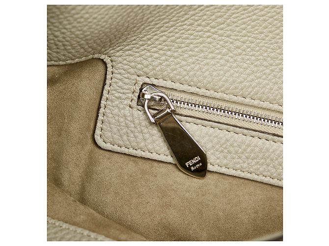 Fendi Selleria Ledertasche in Grau - Ansicht 7