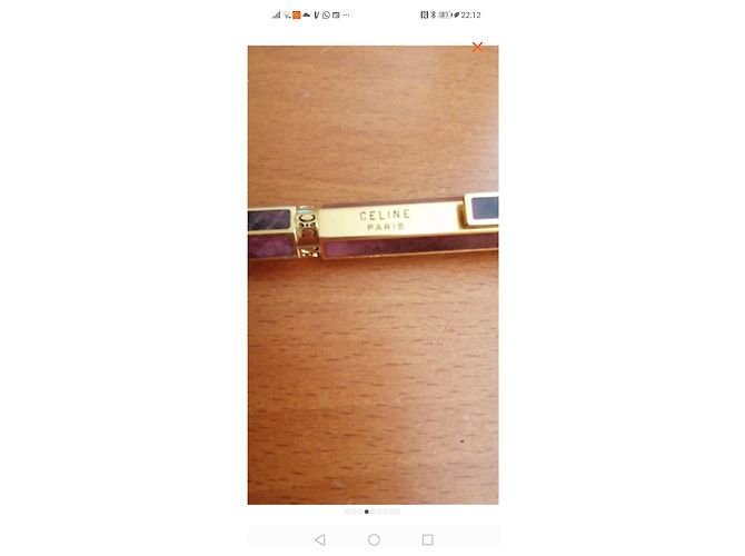 Penna a sfera Celine Daoust placcata oro rosso scuro Bordò - vista 6
