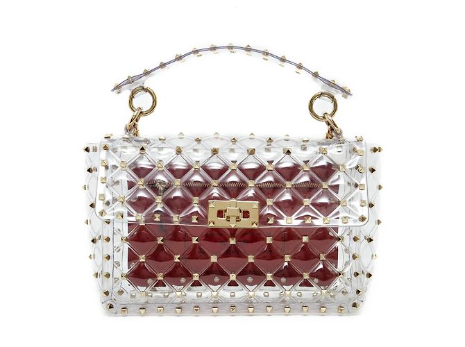 Valentino ROCKSTUD SPIKE MEDIO PVC SS2018 - vista 2