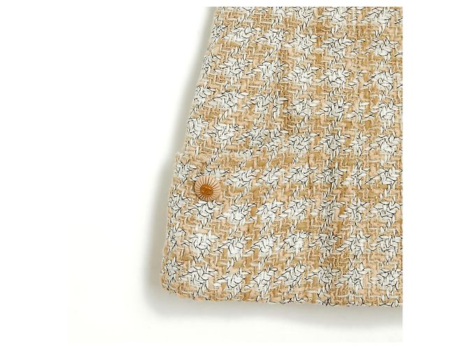 Chanel 93P TOP CORSET BEIGE TWEED FR38 - vista 2