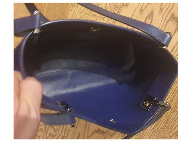 Gucci borsa a mano o spalla blu - vista 11