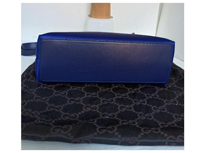 Gucci borsa a mano o spalla blu - vista 7