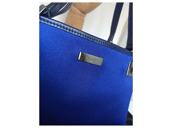 Gucci borsa a mano o spalla blu - vista 8