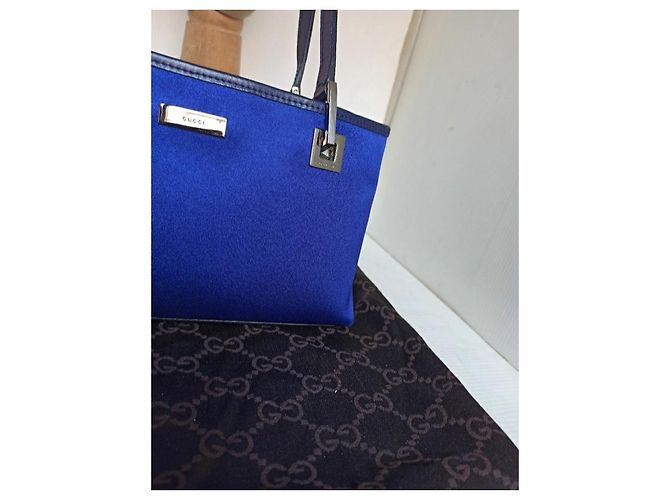Gucci borsa a mano o spalla blu - vista 9