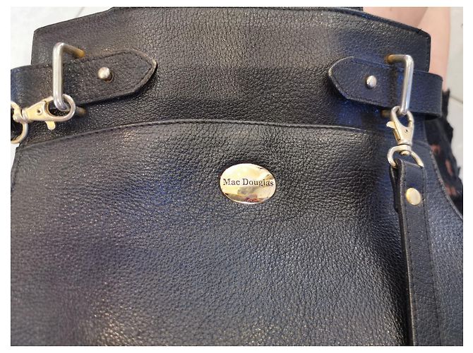Borsa a mano Mac Douglas in pelle nera Nero - vista 10