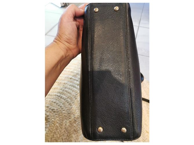 Borsa a mano Mac Douglas in pelle nera Nero - vista 2