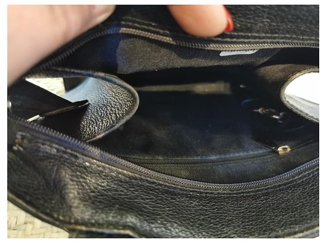 Borsa a mano Mac Douglas in pelle nera Nero - vista 3