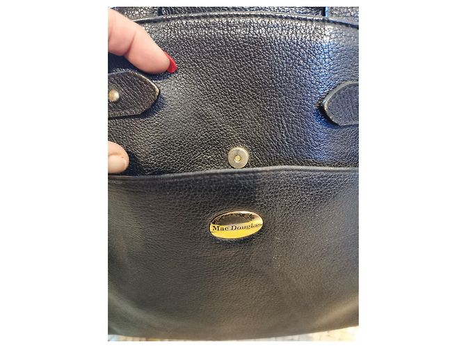Borsa a mano Mac Douglas in pelle nera Nero - vista 5