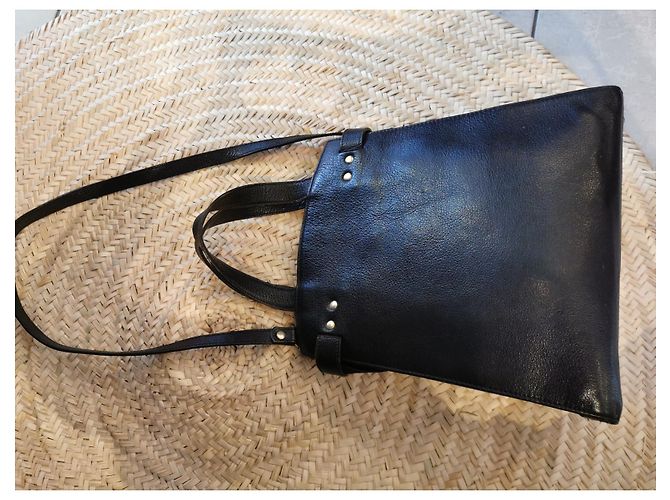 Borsa a mano Mac Douglas in pelle nera Nero - vista 9