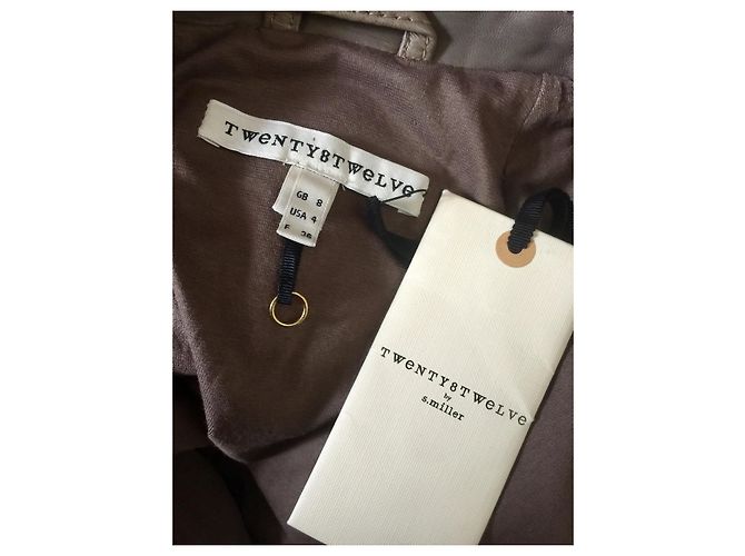 Twenty8twelve by S.Miller Taupefarbene Bikerjacke mit Reißverschluss - Ansicht 11