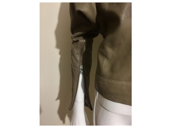 Twenty8twelve by S.Miller Taupefarbene Bikerjacke mit Reißverschluss - Ansicht 6