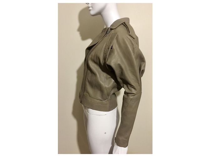 Twenty8twelve by S.Miller Taupefarbene Bikerjacke mit Reißverschluss - Ansicht 8