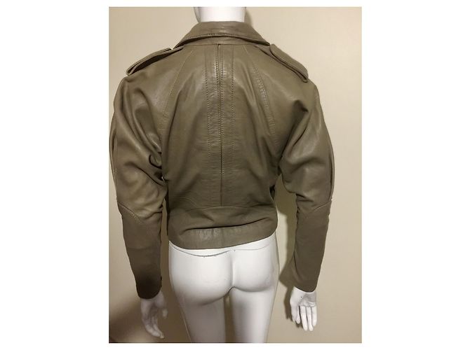 Twenty8twelve by S.Miller Taupefarbene Bikerjacke mit Reißverschluss - Ansicht 9