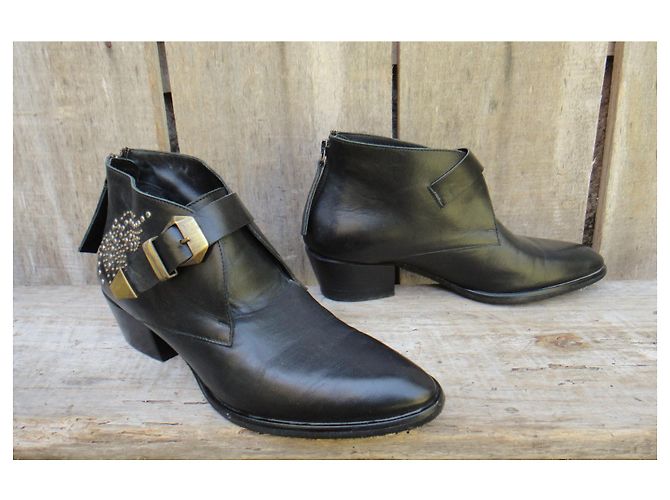 Autre Marque Botines Fabio Rusconi 37 Negro - vista 2