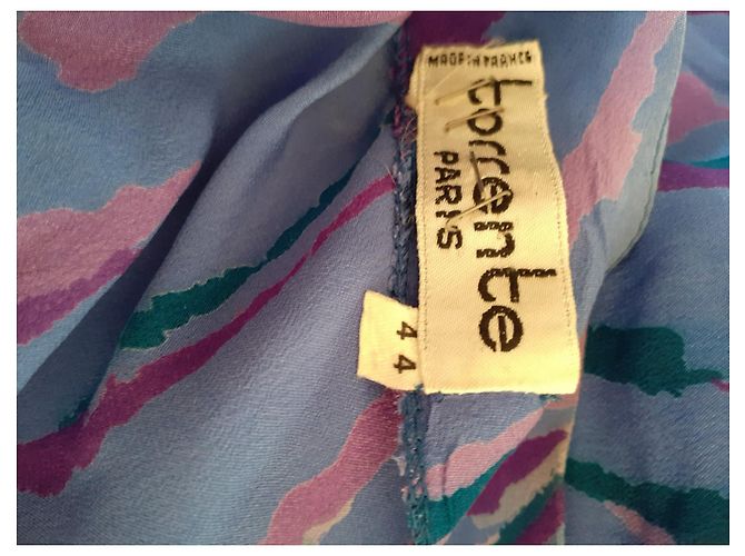 Torrente Seidenkleid Hellblau - Ansicht 3