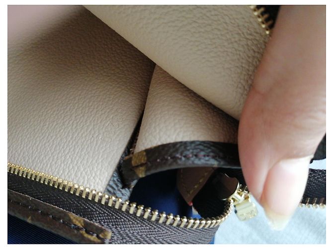 Louis Vuitton Brieftasche 26 Hellbraun Stoff - Ansicht 2