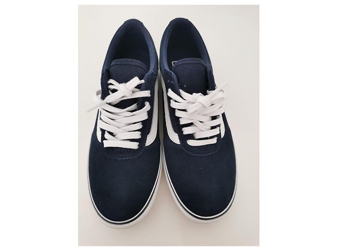 Vans CESTA Blanco Azul marino - vista 2