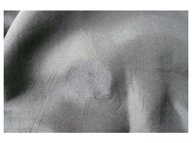 CHANEL Schwarzer Wickelrock mit T-Print-Futter38 - Ansicht 8