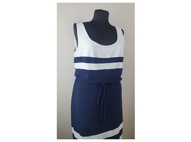 Ralph Lauren Kleid Blau Weiß - Ansicht 2